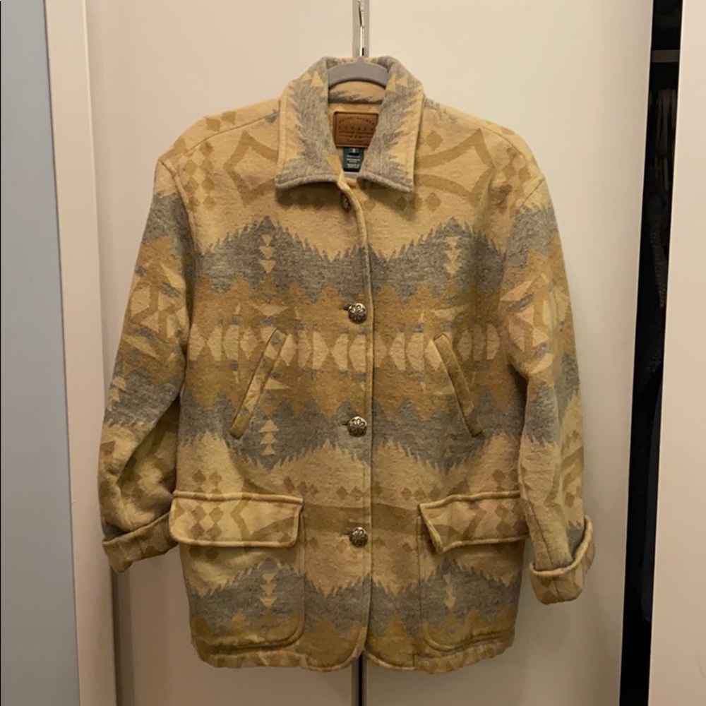 Ralph Lauren wool blanket jacket